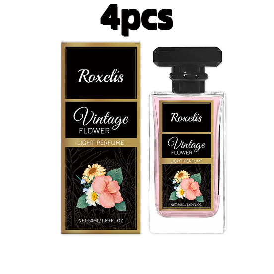 Roxelis Elegant Floral Eau de Parfum – 50ml | Natural Plant-Based Women’s Fragrance