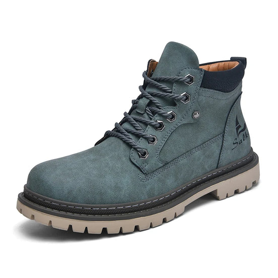 Botines de cuero artesanales - Botas de invierno para hombre