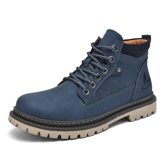 Botines de cuero artesanales - Botas de invierno para hombre